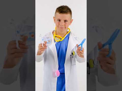 10dílná modrá lékařská sada