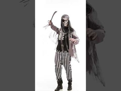 Pánský kostým piráta a kostlivce