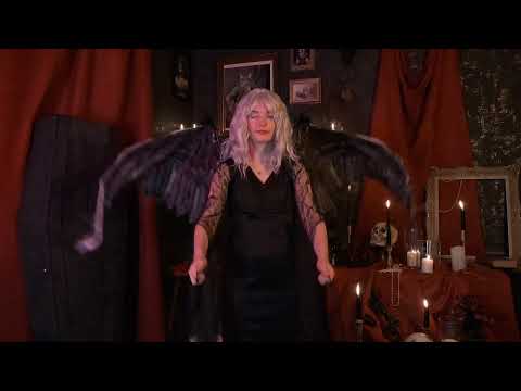 Ailes géantes de corbeau noires adulte