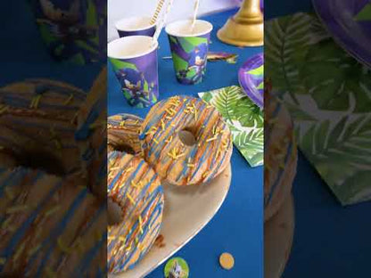 8 Velké talíře Sonic Prime™ 23 cm 