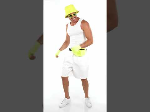 Bob jaune fluo adulte