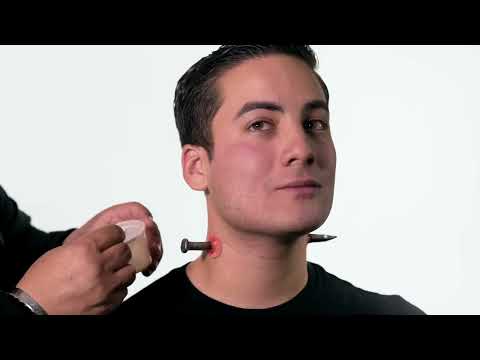 Fausse blessure clou géant adulte Halloween