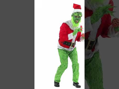 Déguisement intégral monstre de Noël grincheux adulte