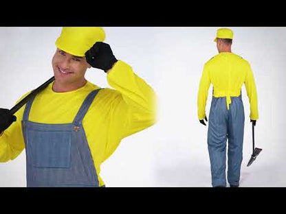 Déguisement petite créature jaune adulte