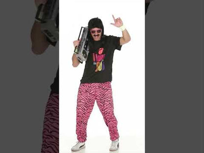 Miluji pánský běžecký kostým z 80. let, velká velikost.