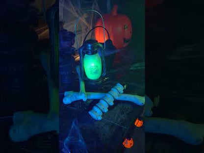 Svítící halloweenská lucerna 24 cm 