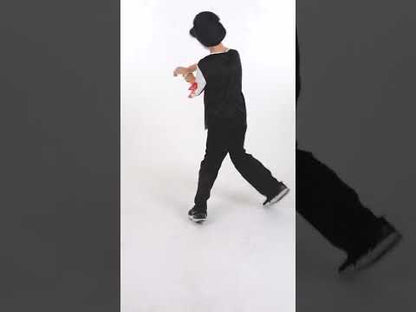 Dětský kostým zombie policisty v černém a bílém provedení