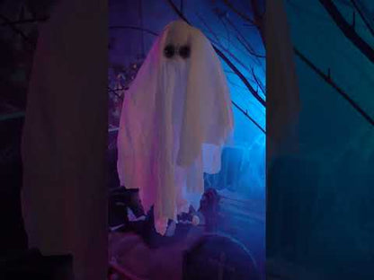 Animovaný a hudební visící třesoucí se duch 48 cm