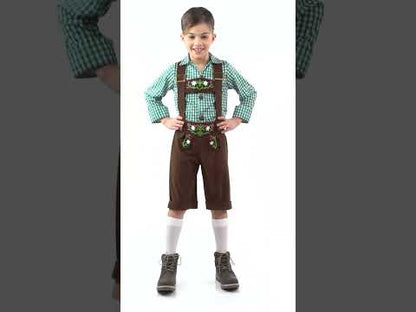 Déguisement Bavarois vert garçon