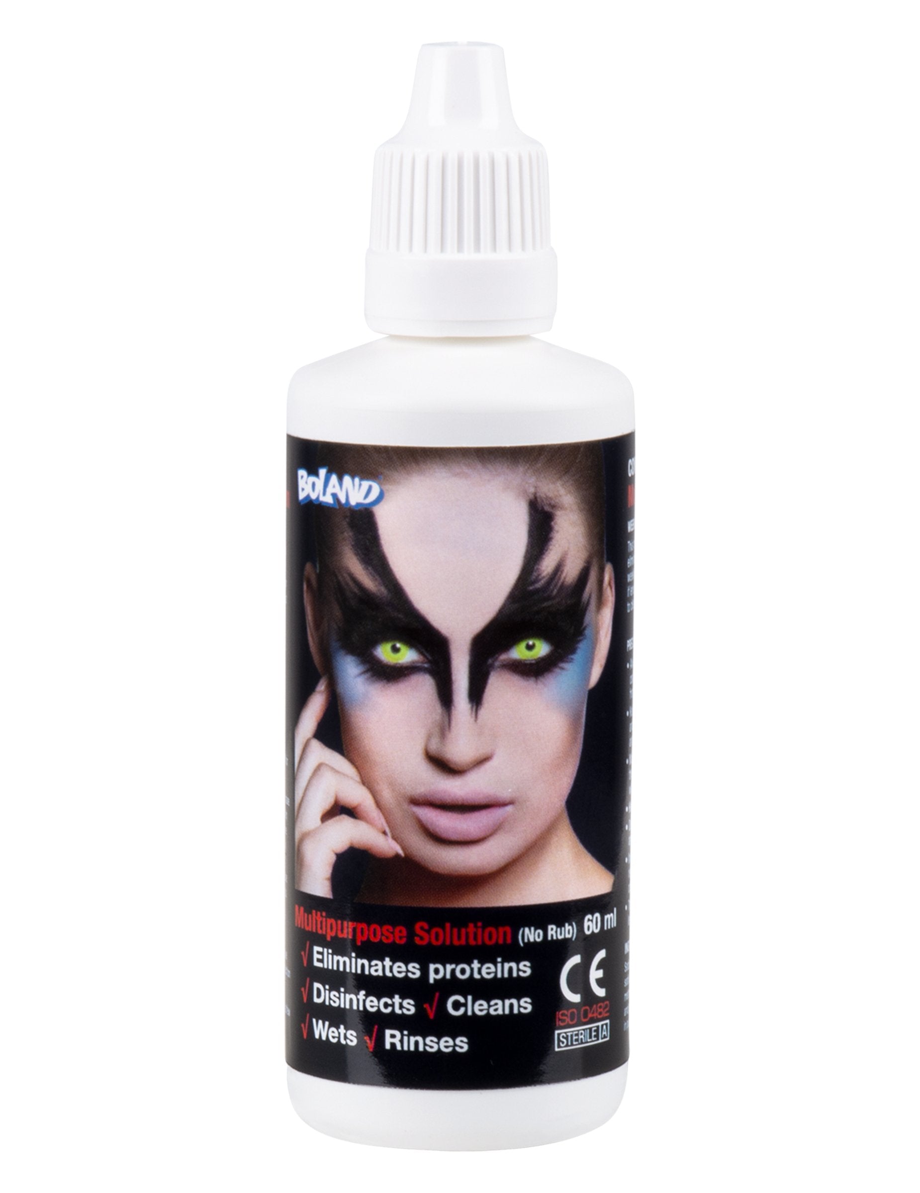 Flacon de solution du produit avec étui pour lentilles pour adulte 60 ml