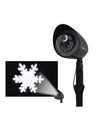 Projecteur laser image flocon de neige pour extérieur et intérieur noir avec projection blanche