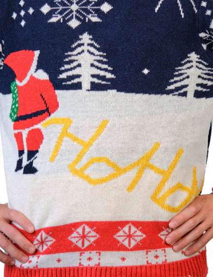 Pull de Noël avec Père Noël adulte