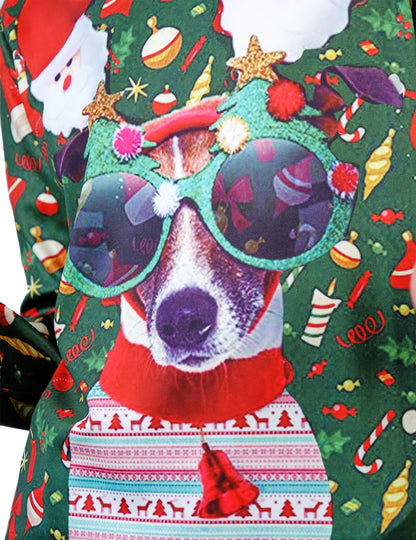 Vánoční svetr s potiskem pro dospělé psy