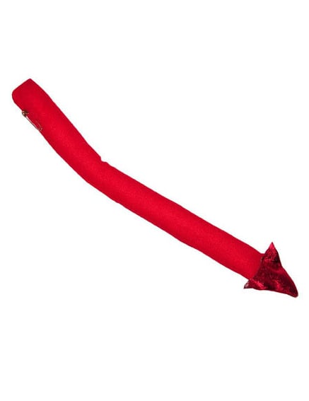 Queue de diable pour adulte rouge avec pointe brillante
