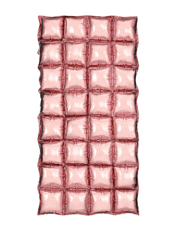 Růžovo-zlatý balónkový závěs 55 x 110 cm