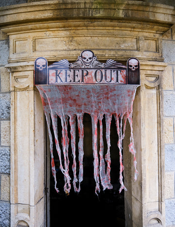 Halloweenská dveřní záclona 150 x 95 cm