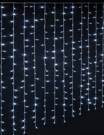 Venkovní světelná clona 150 LED 150 x 90 cm