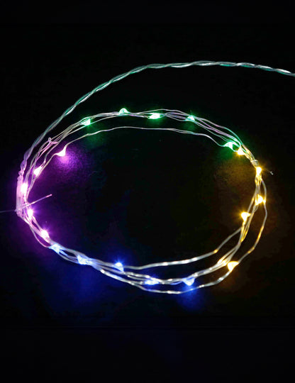 Vícebarevná světelná clona 1,7 x 0,5 m 90 LED diod