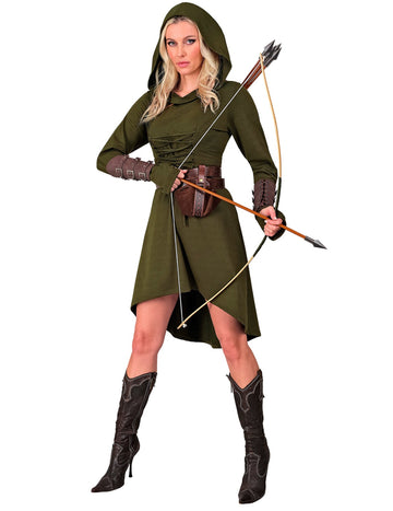Robe gothique médiévale verte femme
