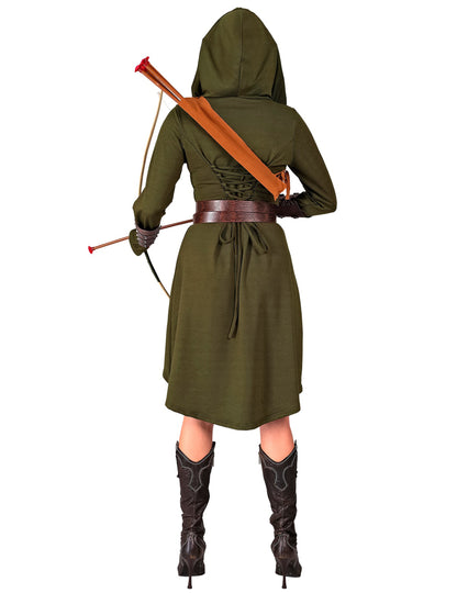 Robe gothique médiévale verte femme