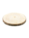 Rondin de bois naturel pour décoration de mariage