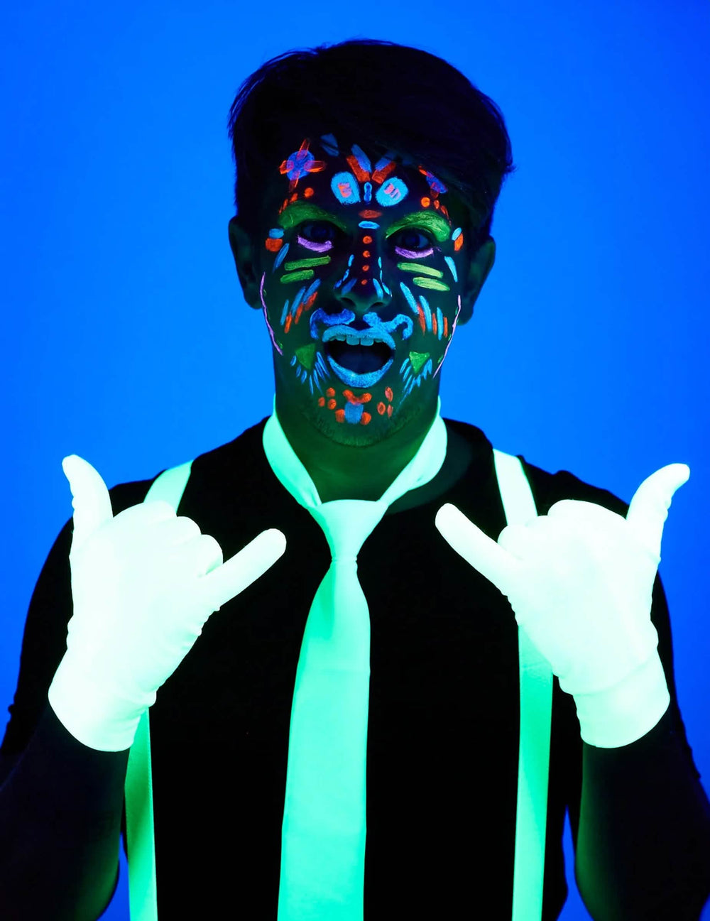 Neonový efekt rtěnky UV pro dospělého pod černým světlem