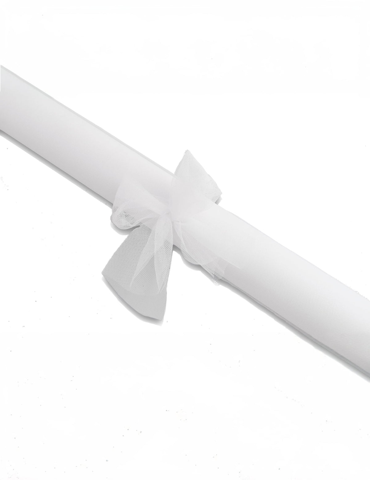 Rouleau de tulle pour mariage blanche