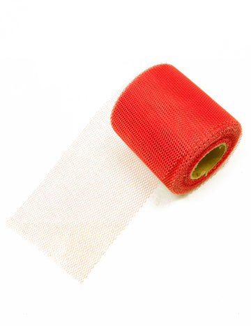 Rouleau de tulle pour fête rouge