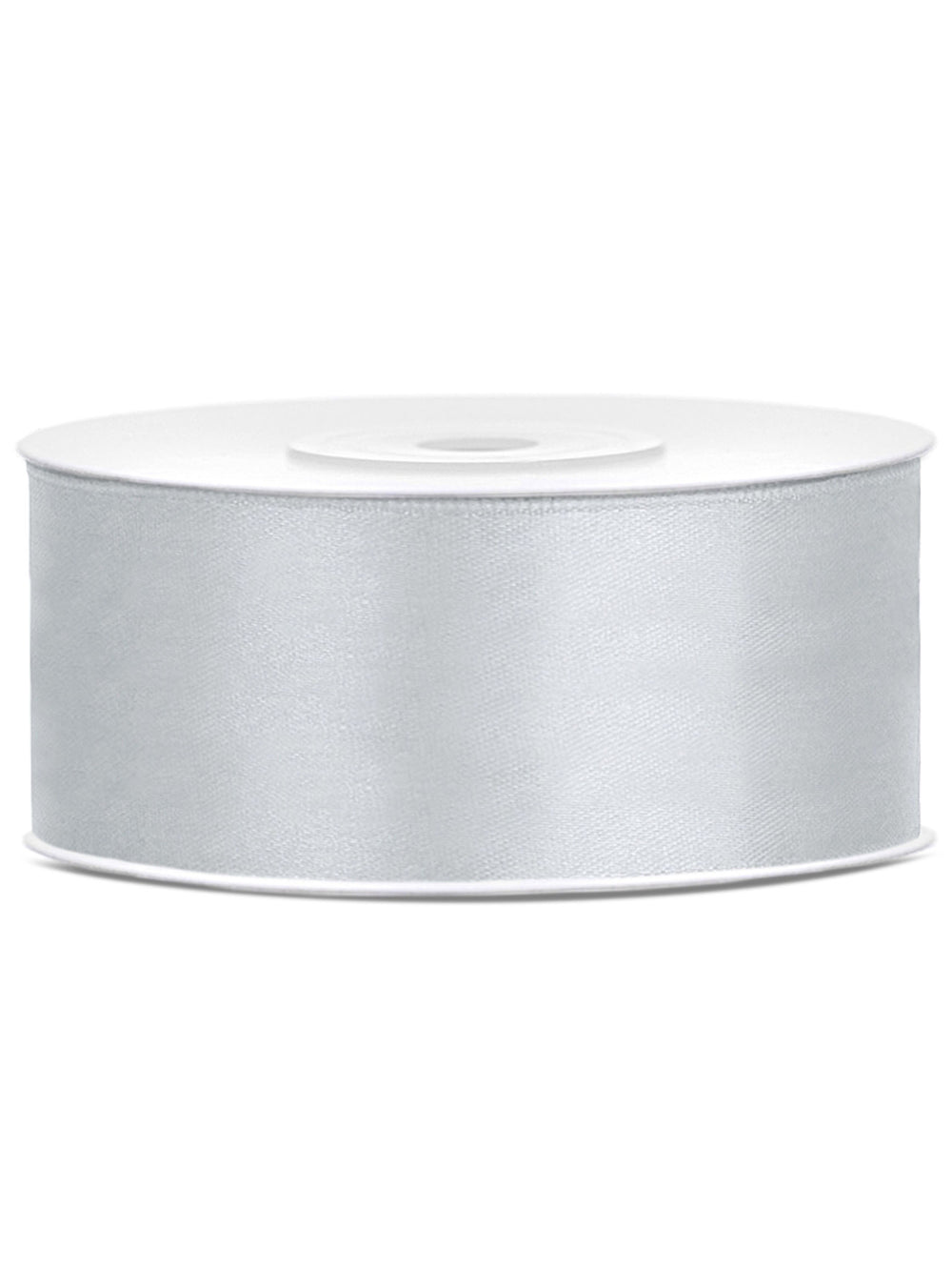 Ruban satin pour décoration argent