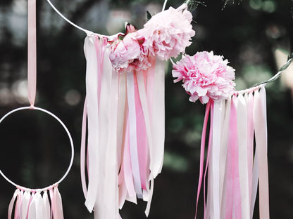 Krémová saténová stuha 0,6 cm x 25 m