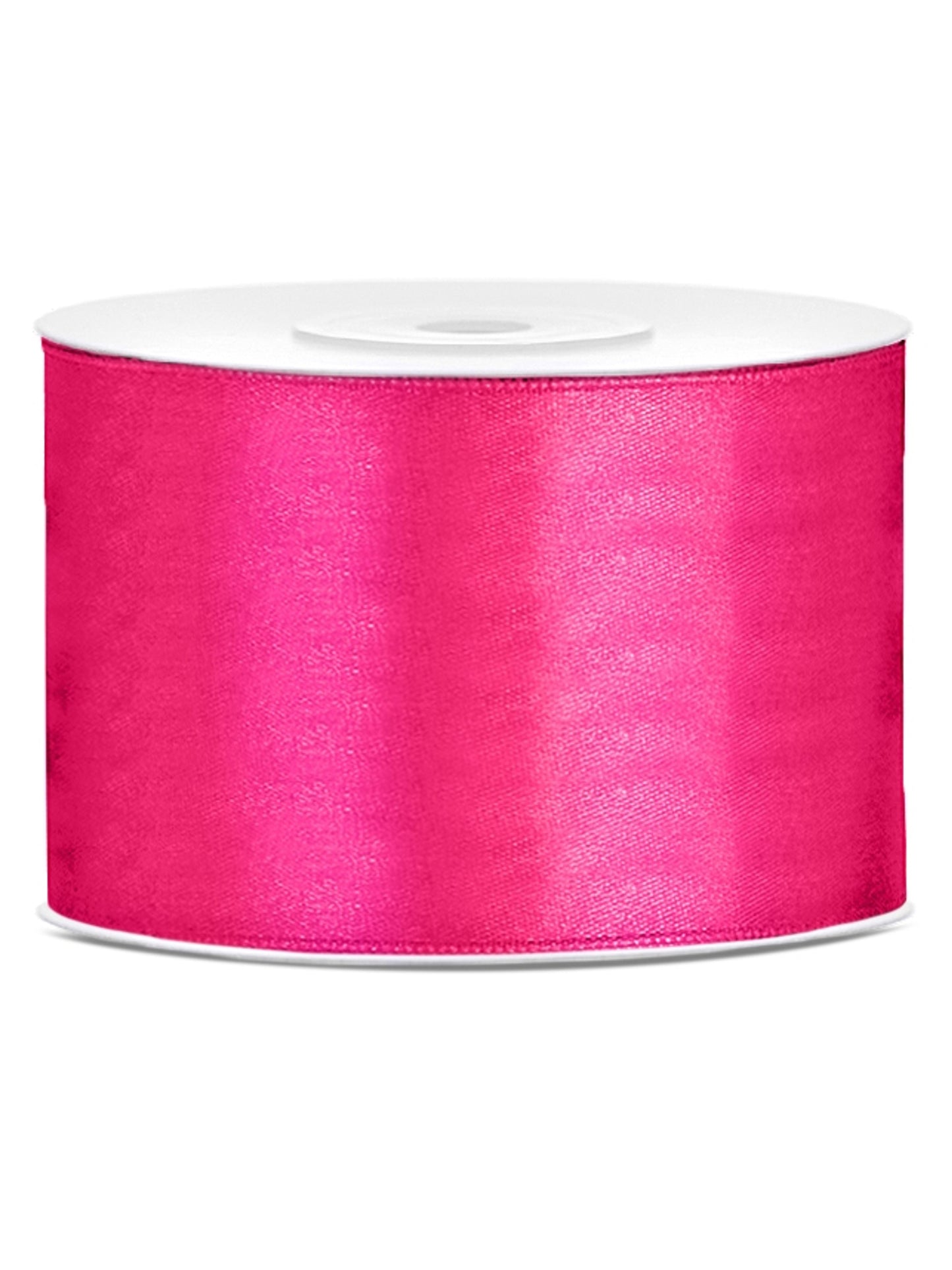 Fuchsia Satinband 5 cm x 25 m für Dekoration