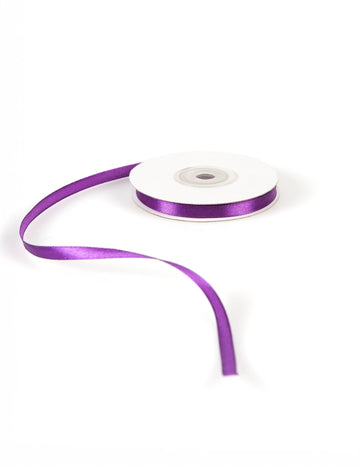 Fialová saténová stuha 0,6 cm x 25 m