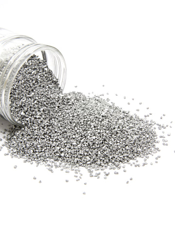 Stříbrný metalický písek 400 g