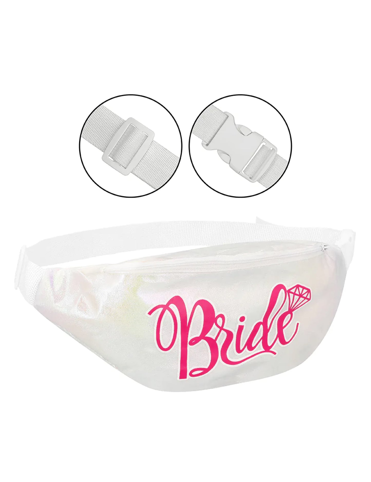 Bílá ledvinka Bride pro dospělé