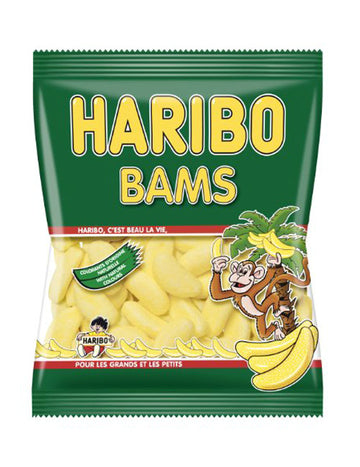Haribo banánové bonbóny v sáčku - 120g