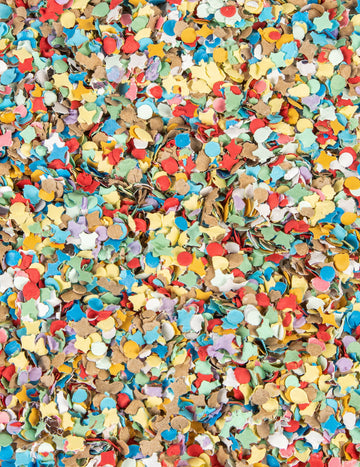 100gramový vícebarevný sáček s konfetami