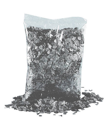 Tmavě šedý sáček s konfetami 200 g