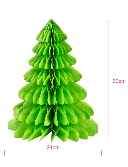 Dimensions du sapin de Noël en papier pour décoration de fête