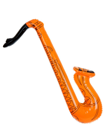 Saxophone gonflable pour adulte orange