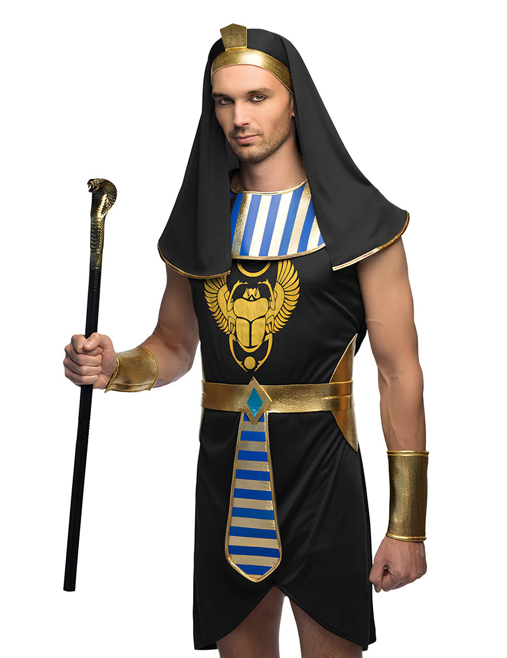 Scéna s egyptským hadím žezlem