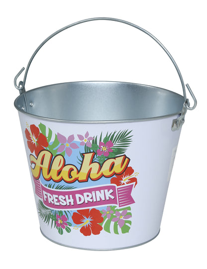 Seau à boissons Aloha Hawaï 19 x 23 cm