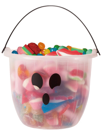 Kbelík na bonbóny, který svítí ve tmě