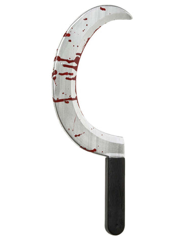 Halloweenská plastová krvavá kosa