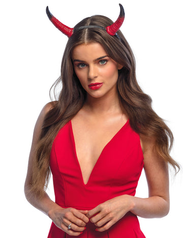 Čelenka pro dospělé s ďábelskými rohy