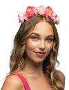 Serre-tête fleurs du lotus pour adulte rose