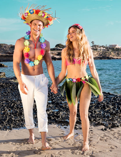Lotosblüten-Haarreif Damen-Accessoire Märchen-Fee bunt