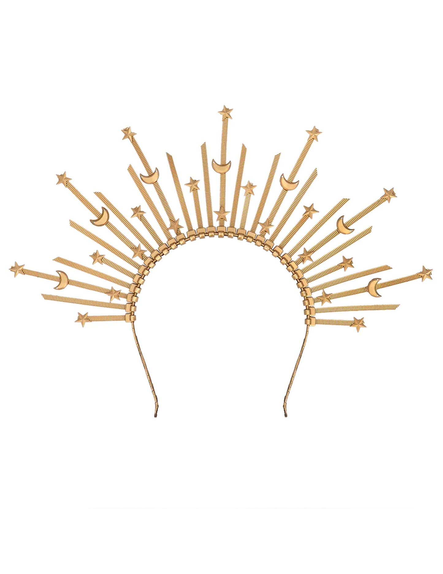 Čelenka pro dospělé s hvězdami a měsícem a svatozářem