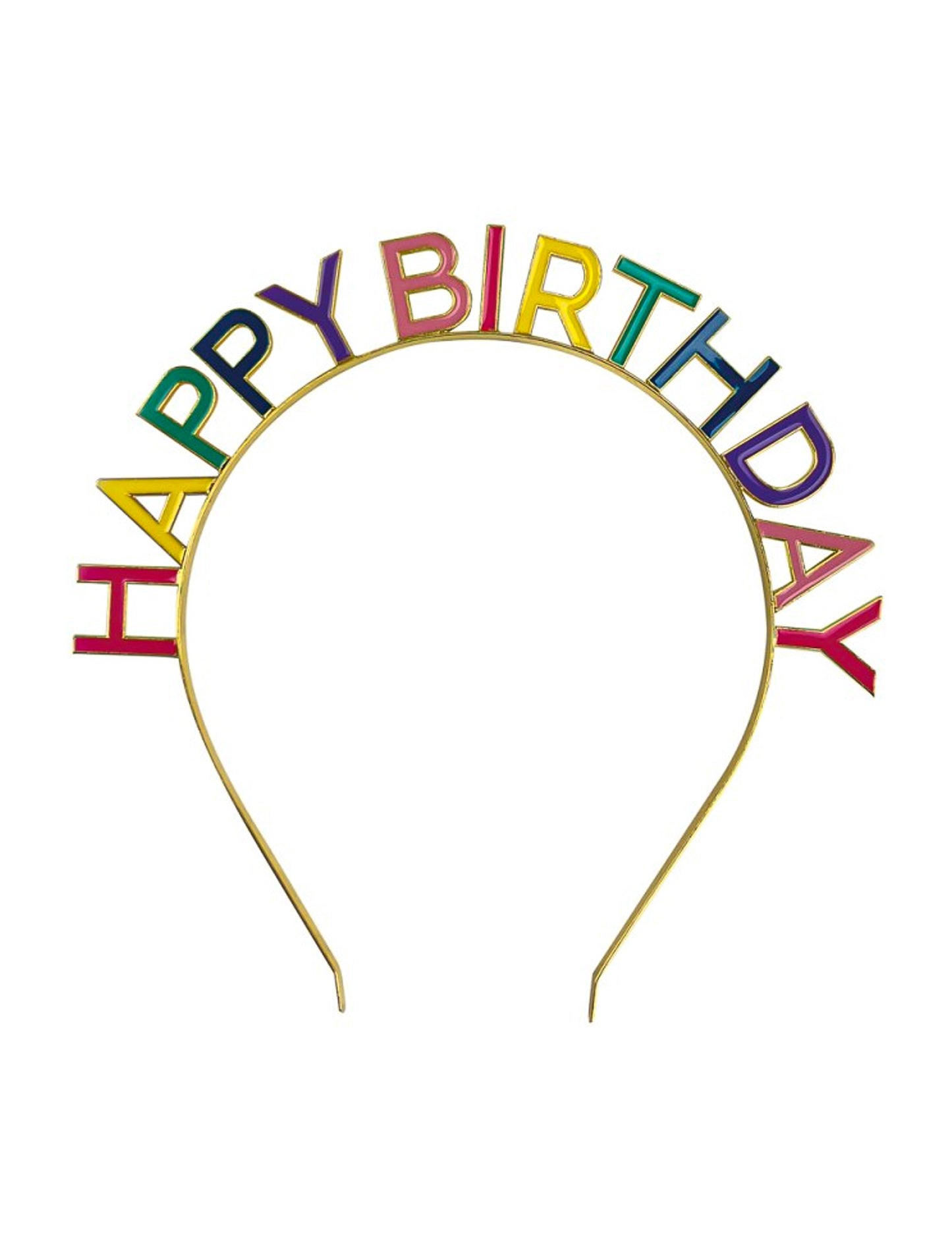 Vícebarevná čelenka k narozeninám pro dospělé