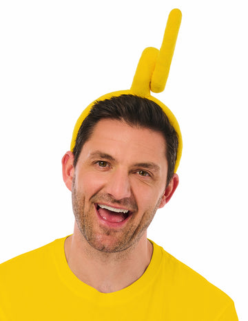 Žlutá čelenka pro dospělé Laa-Laa Teletubbies