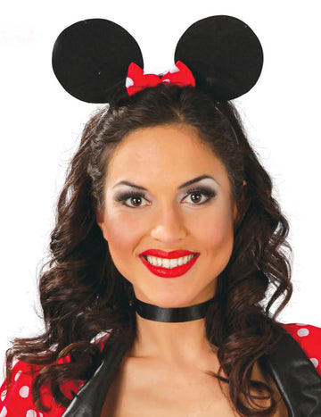 Dámská čelenka s myšími ušima